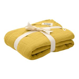 Bibs Cuddle Swaddle Muslin - Mustard