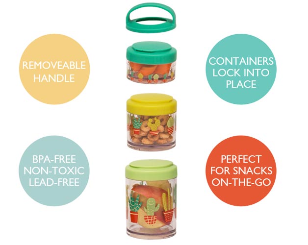 *Sugarbooger Twist & Snack Container v.2 - Baby Dinosaur - Image 3