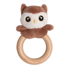 *Pearhead Wooden Teether - Owl