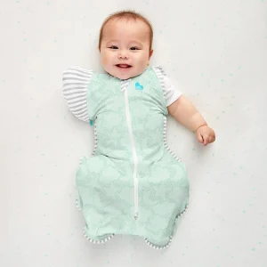 Love to Dream Swaddle Up Transition Bag (Organic Cotton 1.0 Tog) - Celestial Mint - Large (19-24lbs)