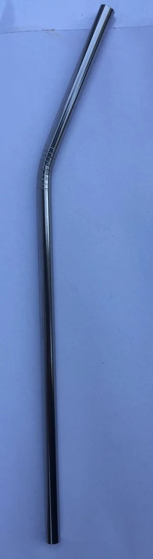 The Last Straw - 8.5" Bent Stainless Steel Drinking Straw