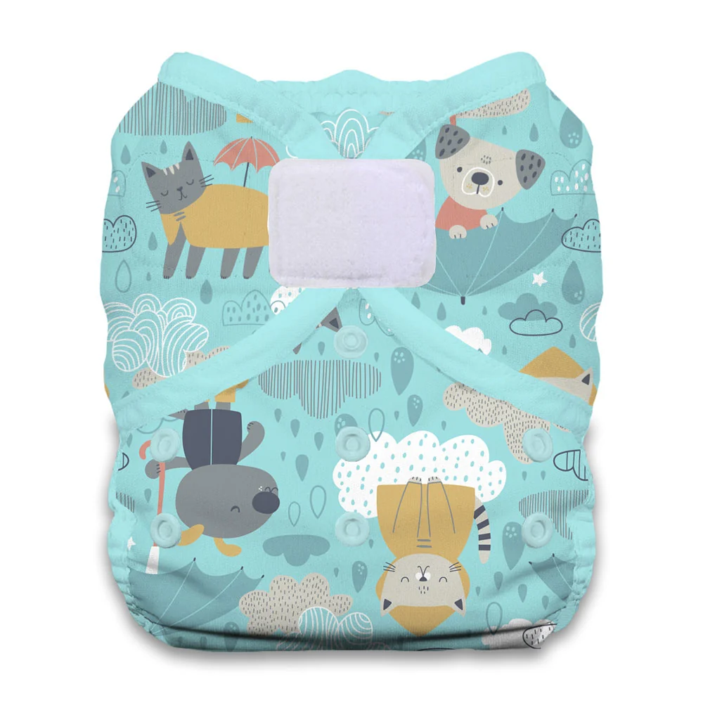 Thirsties Duo Wrap - New and Improved Hook & Loop - Size 1 (6-18lbs) / Harvest Helpers - Image 7