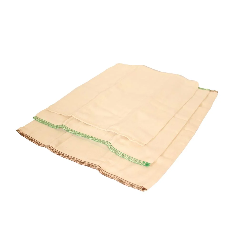 Buttons Bamboo/Cotton Prefolds - 6 Pack - Size 3 (25-40lbs) 55% bamboo/45% cotton - Image 2