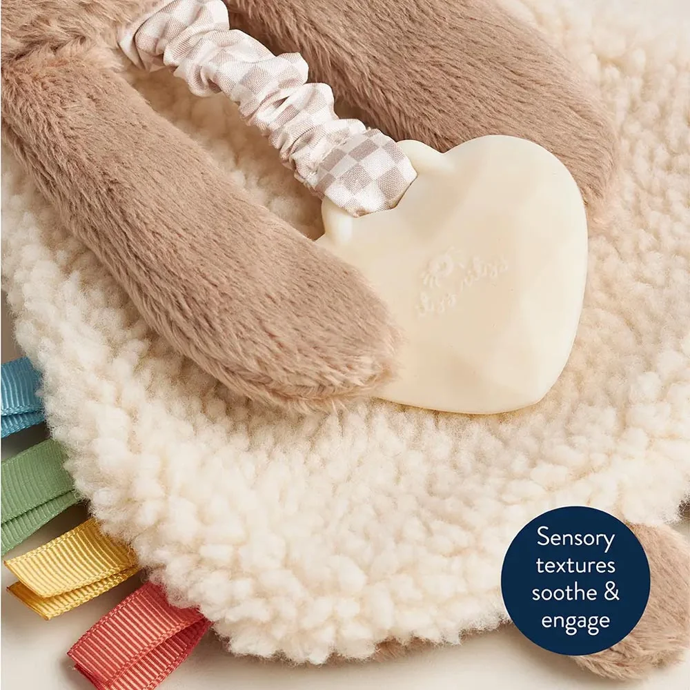 *Itzy Ritzy Itzy Lovey Plush & Silicone Teether Toy - Theo the Bear - Image 4