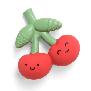 *Itzy Ritzy Comfort Crew Natural Rubber Latex Teether - Cherry