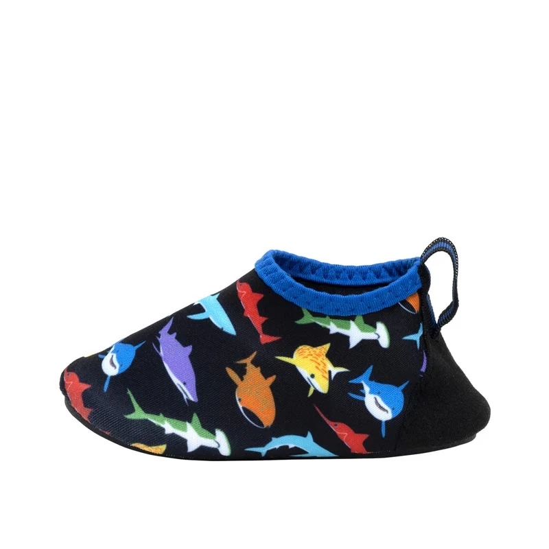 Robeez Aqua Shoes - Multi Sharks (Size 0-3m) - Image 2