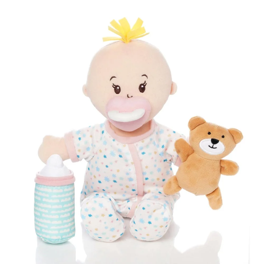*Love, Stella Sleepy Time Set Peach Doll with Blonde Tuft - Image 2