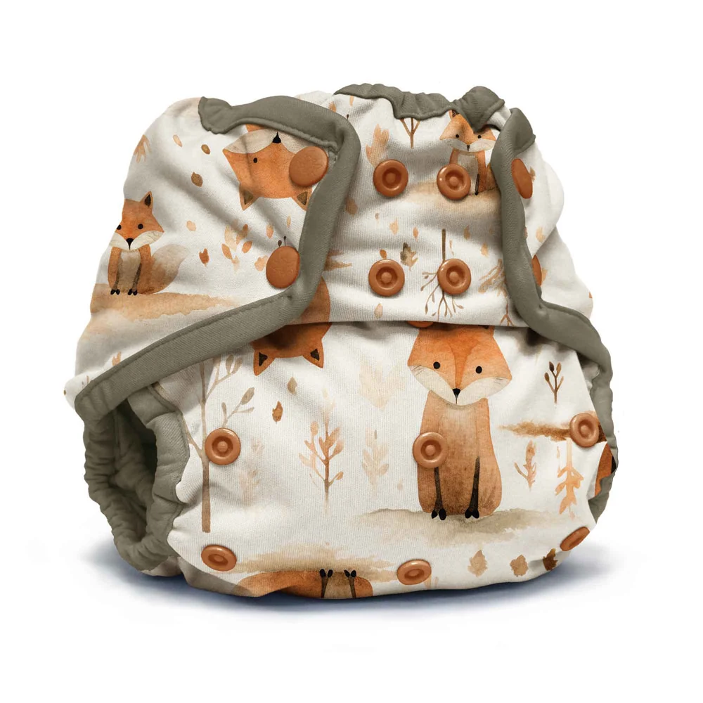 Rumparooz One-Size Cloth Diaper Cover - Snap - Platinum - Image 34
