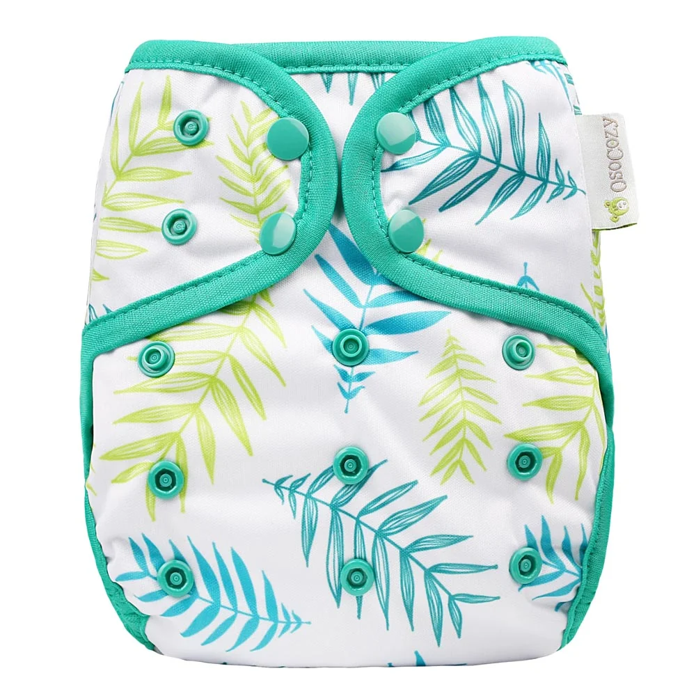 OsoCozy One Size Cloth Diaper Cover - Ferns - Image 11