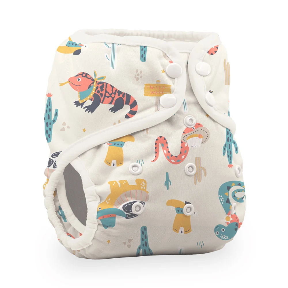 Thirsties NATURAL One-Size Pocket Diaper - SNAP - Bearly - Image 10