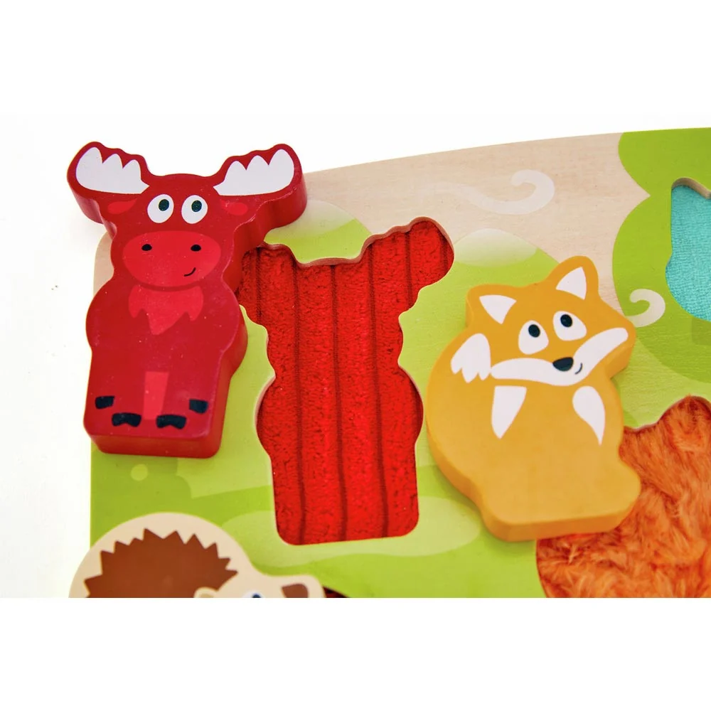 *Hape Forest Animal Tactile Puzzle - Image 4