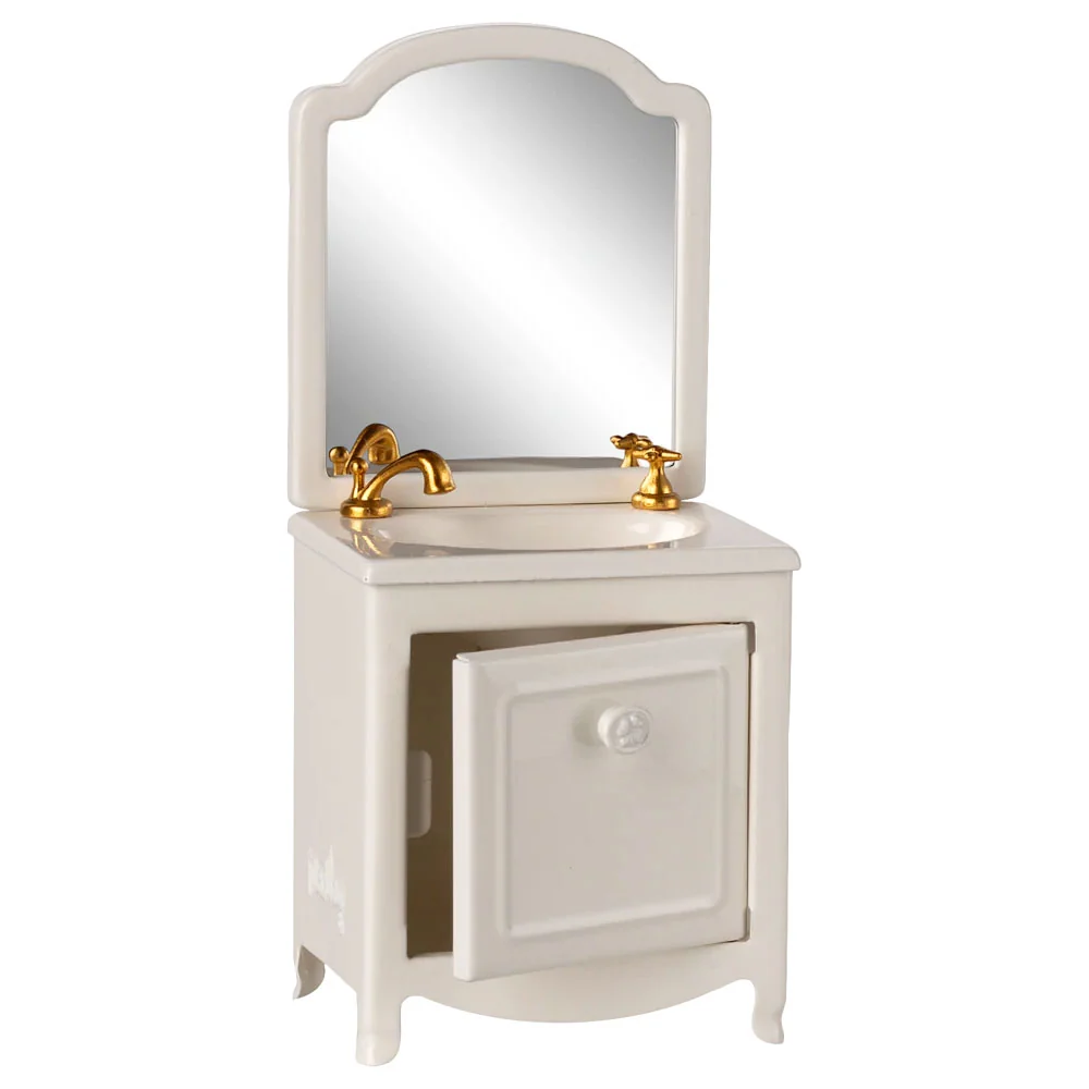 *Maileg Mouse Sink Dresser - Off-White - Image 2