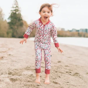 Honeysuckle Swim Co. - Strike A Posie - UPF 50+ Swimsuit (Size 3t)