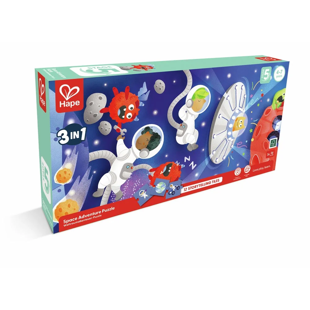 *Hape Space Adventure Puzzle - Image 5