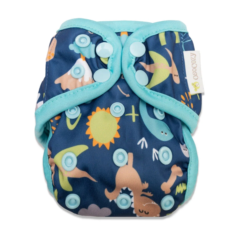 OsoCozy One Size Cloth Diaper Cover - Ferns - Image 25