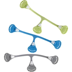 *Snappi Cloth Diaper Fastener - Size 1 (3 Pack) - 3 Pack - Grey, Green, Blue