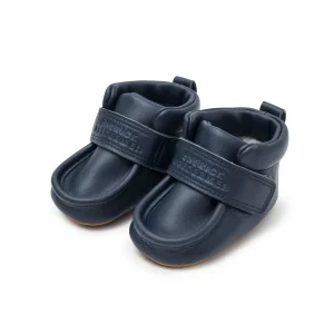 Sherick Fredermen Dave Leather Velcro Cruiser Shoes - Navy - Large (12-18m)