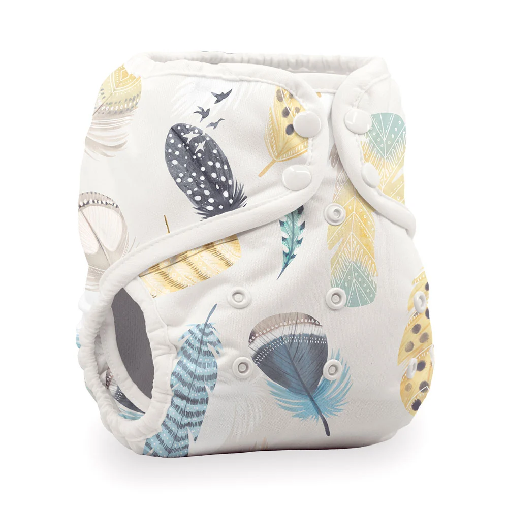 Thirsties NATURAL One-Size Pocket Diaper - SNAP - Bearly - Image 11