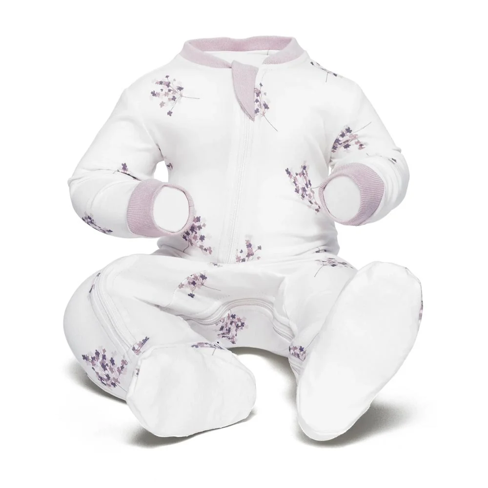 ZippyJamz Footie - Spring Blossom - 12-18m - Image 2