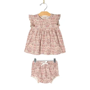 City Mouse Flutter Tunic Set - Spring Bouquet (Size 18-24m)