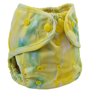 Buttons One-Size Cloth Diaper Cover - Adrift