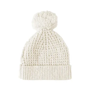 Quincy Mae Beanie - Natural - 0-6m