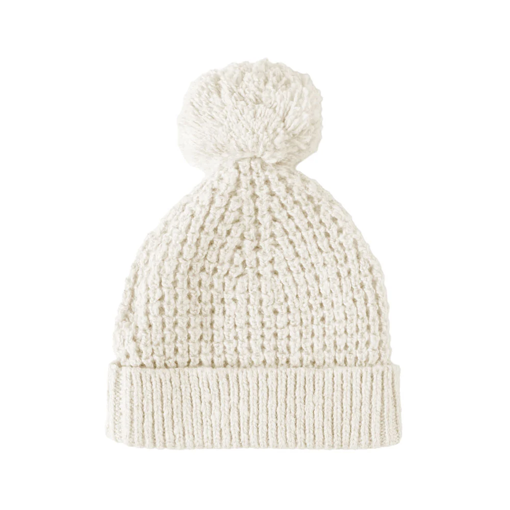 Quincy Mae Beanie - Natural - 1-5y