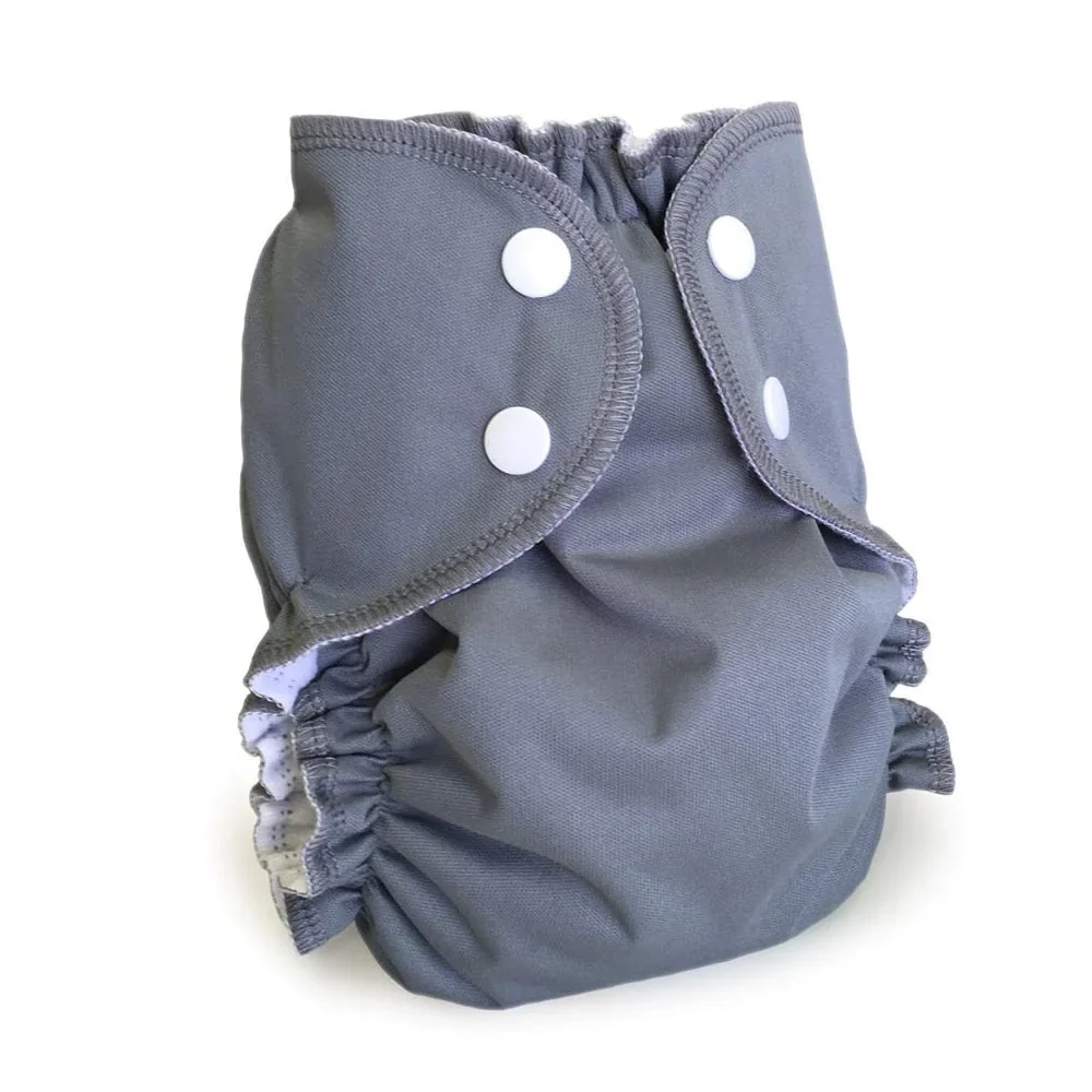 AMP Sized Duo Cloth Diaper - Large (15-35lbs) / Aqua - Image 5