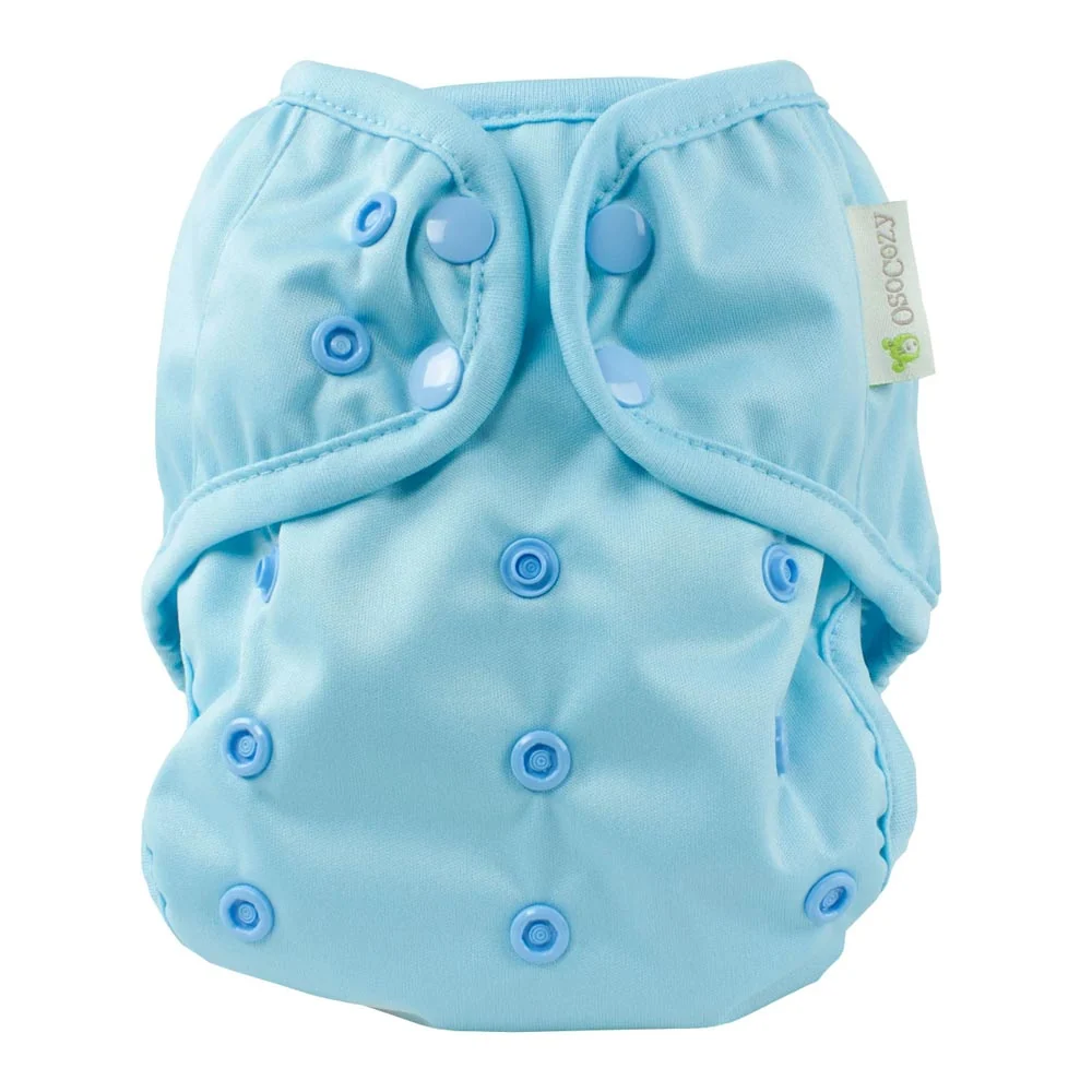 OsoCozy One Size Cloth Diaper Cover - Ferns - Image 6