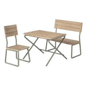 *Maileg Garden Set - Table with Chair & Bench for Mouse