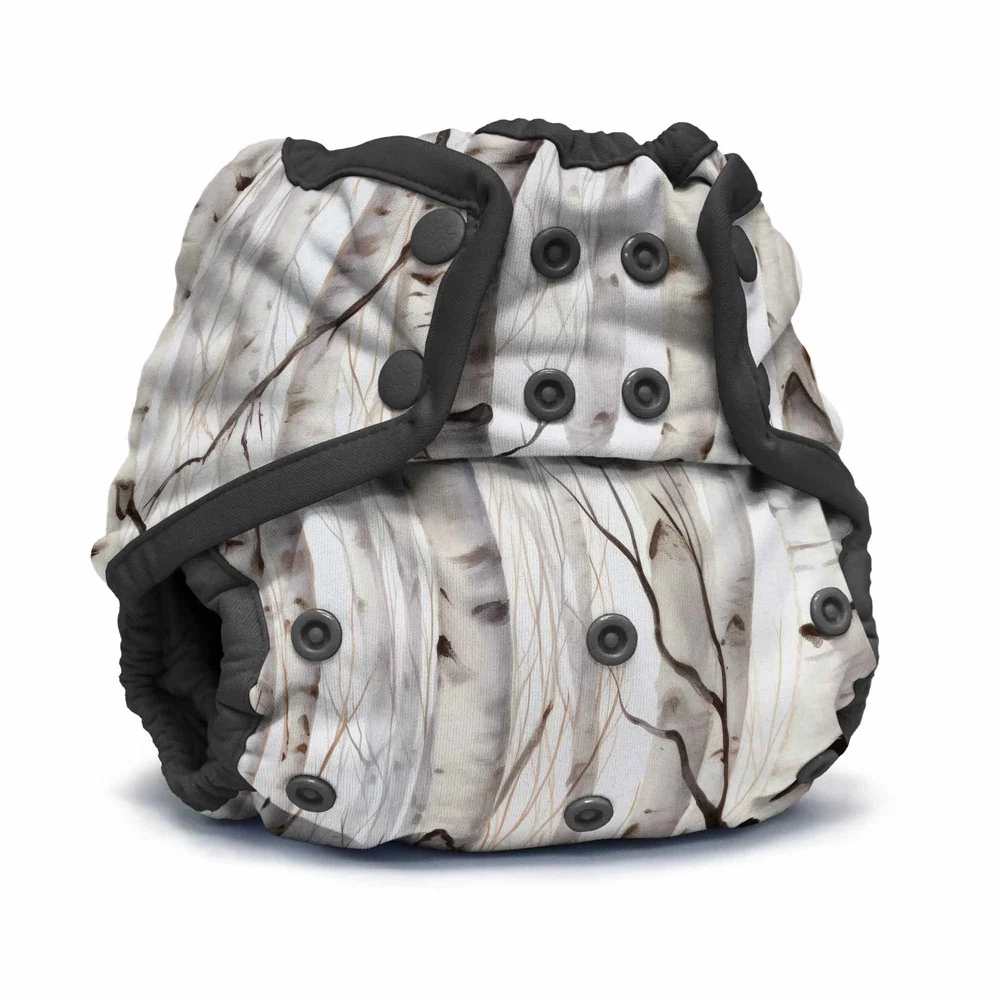 Rumparooz One-Size Cloth Diaper Cover - Snap - Platinum - Image 24