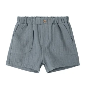 Quincy Mae Utility Short - Ocean - 4/5y