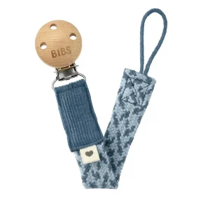 *Bibs Paci-Braid Pacifier Clip - Blush/Ivory