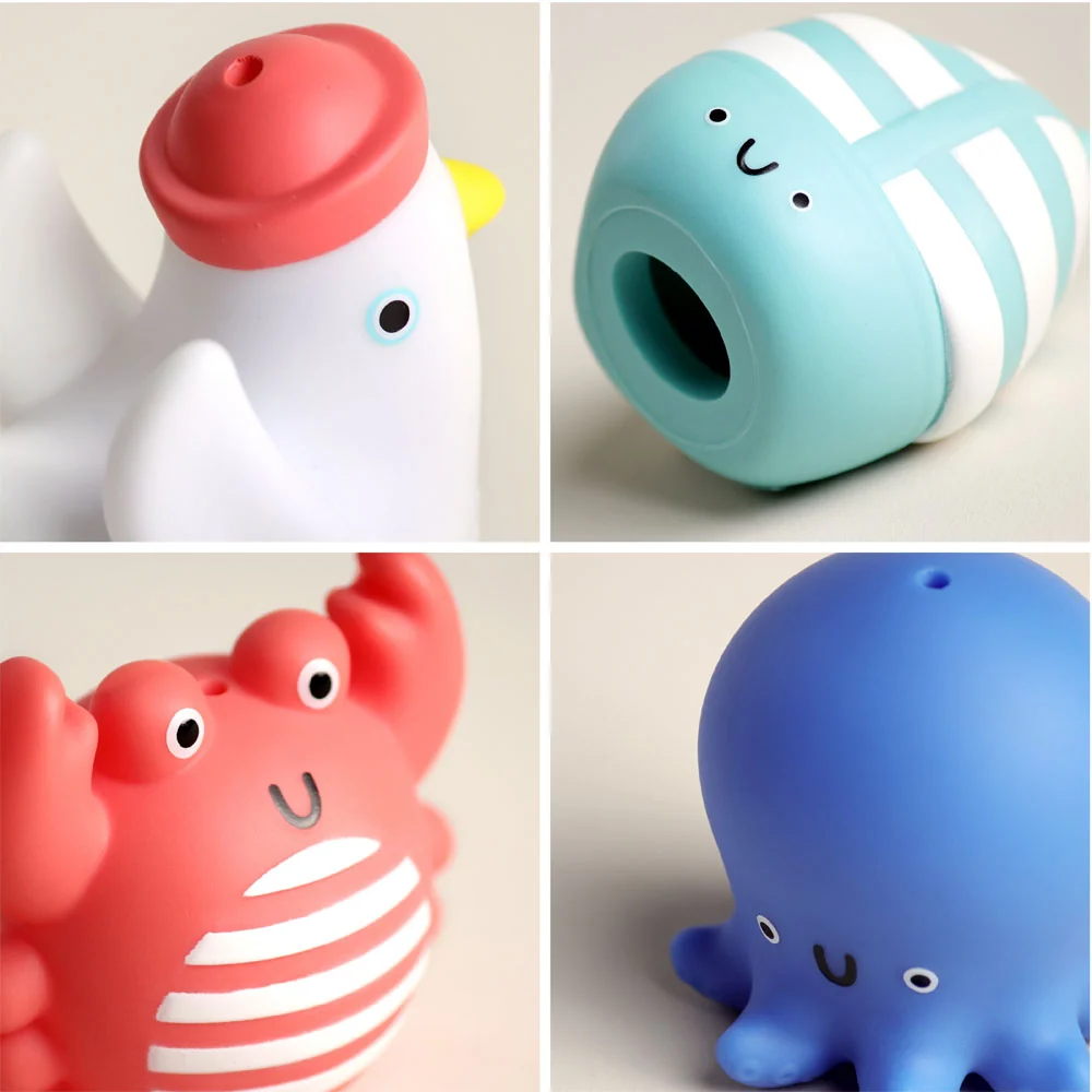 *Itzy Ritzy Itzy Bitzy Puppets Bath Toy Set - Seaside - Image 4