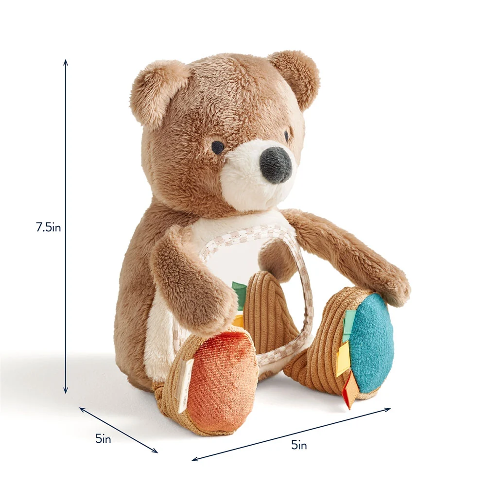 *Itzy Ritzy Itzy Bitzy Mirror Sensory Tummy Time Mirror - Theo the Bear - Image 5