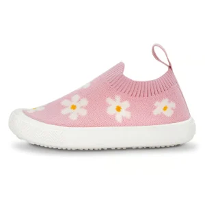 Jan + Jul Graphic Knit Shoes - Pink Daisy (Size 7) - 10