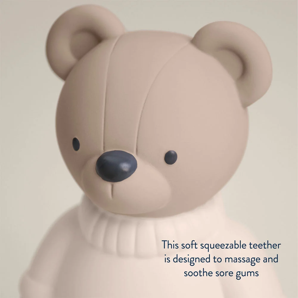 *Itzy Ritzy Comfort Crew Natural Rubber Latex Teether - Bear - Image 3