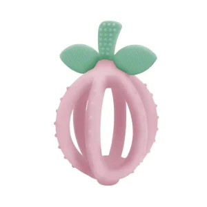 *Itzy Ritzy Bitzy Biter Teething Ball & Training Toothbrush - Pink Lemonade