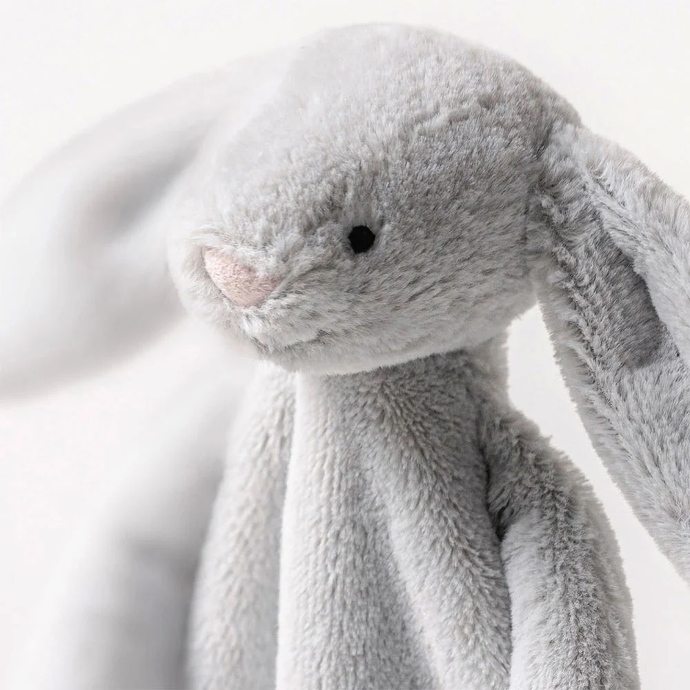 *Jellycat Bashful Silver Bunny Comforter - 11" - Image 4