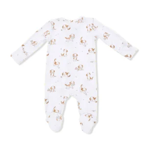 Angel Dear 2-Way Zipper Footie - Explorer Puppy (Size Preemie)