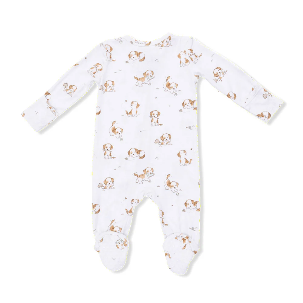 Angel Dear 2-Way Zipper Footie - Explorer Puppy (Size Preemie)