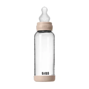 *Bibs Baby Glass Bottle Complete Set - 240mL *Medium Flow* - Sage