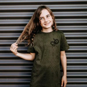 West Coast Karma Kids Tee - Reptile Green Snake - 2