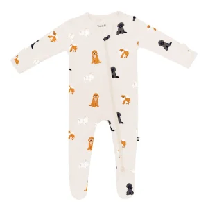 Kyte Baby Zippered Footie - Fluffy Dog - 0-3m