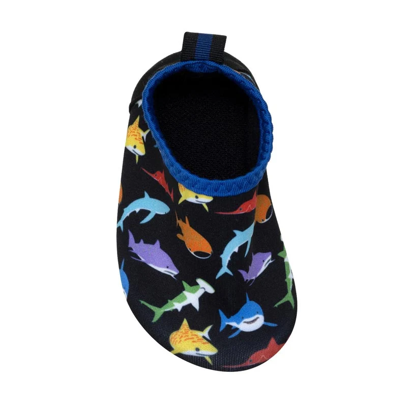 Robeez Aqua Shoes - Multi Sharks (Size 0-3m) - Image 6