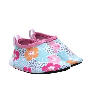 Robeez Aqua Shoes - Tropical Hibiscus (Size 3y)