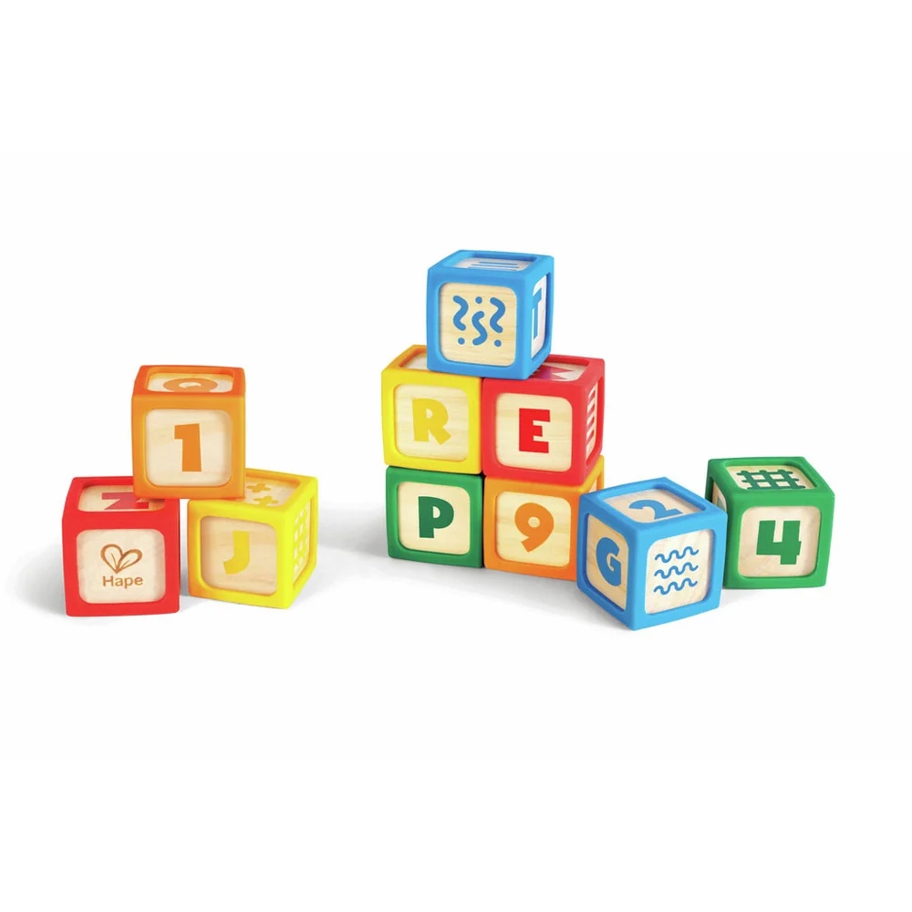 *Hape Grip-n-Stack Silicone & Wood Blocks - Image 5