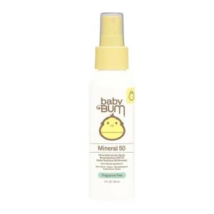 *Baby Bum Mineral SPF 50 Sunscreen Spray - Fragrance Free