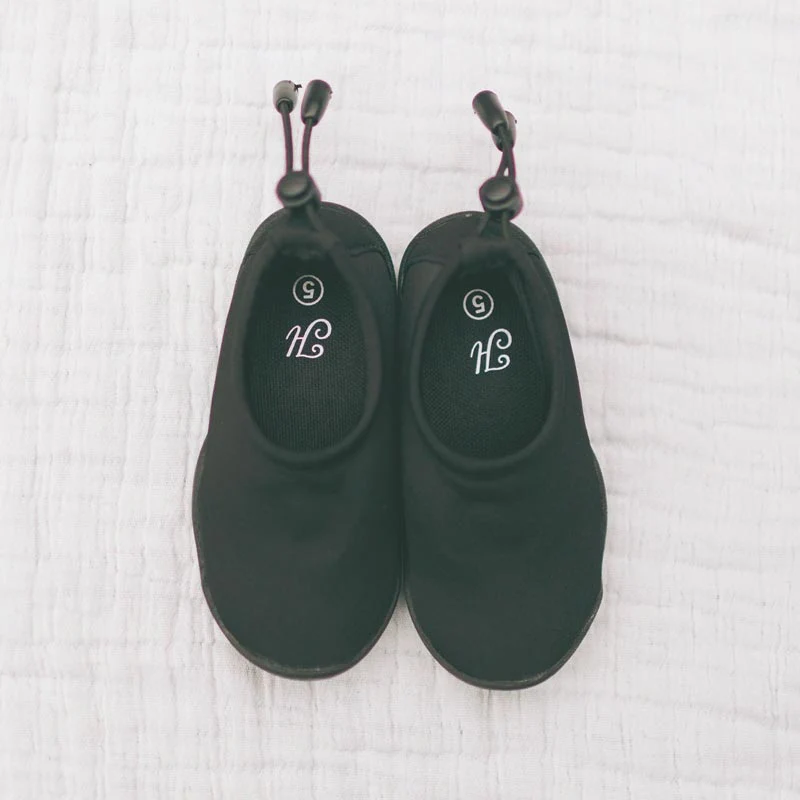 Honeysuckle Swim Co. Summer Shoes - Black - 4