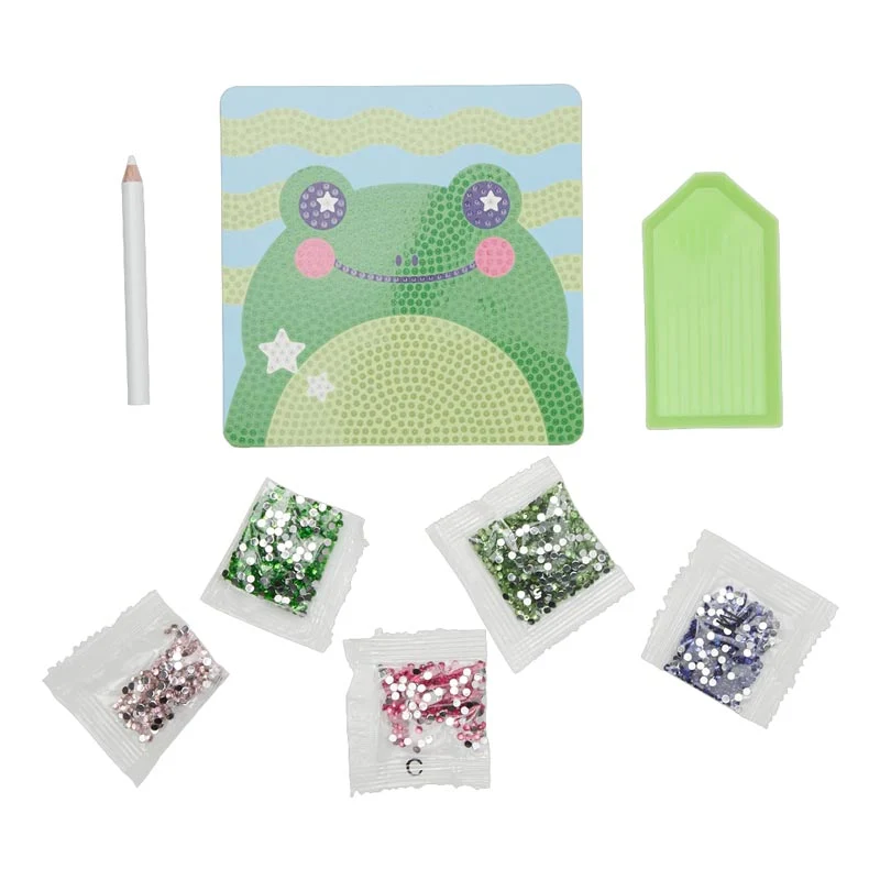*Ooly Razzle Dazzle DIY Mini Gem Art Kit - Funny Frog - Image 2